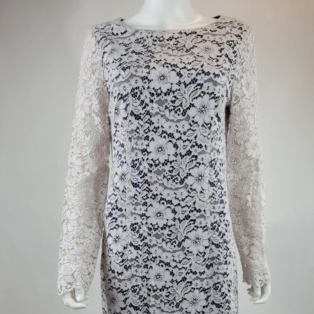 Tenax Long Sleeve Lace Sheath Dress